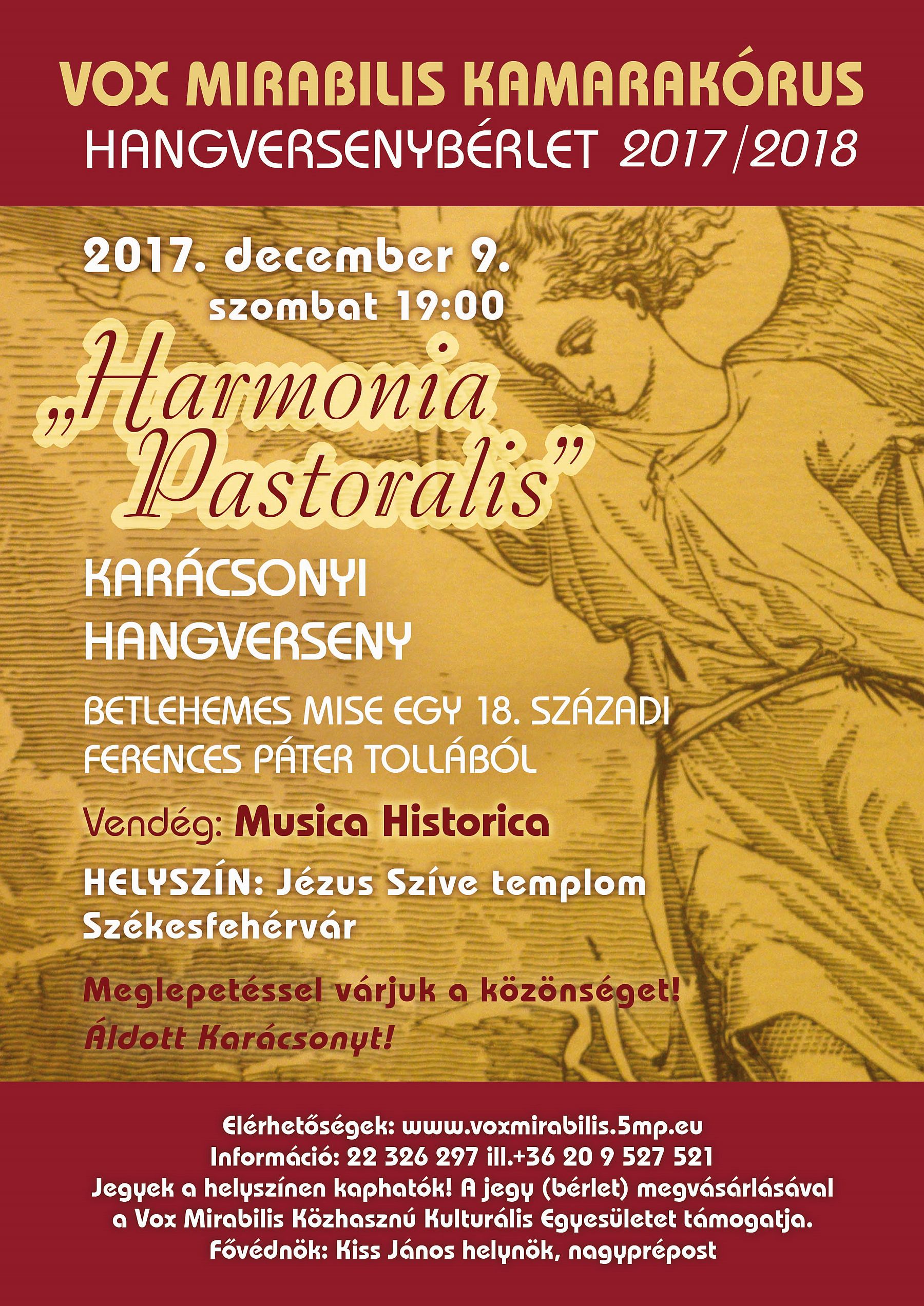 Harmonia Pastoralis - Betlehemes mise egy 18. századi ferences páter tollából